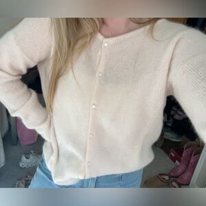 Sézane Cream Gaspard Sweater